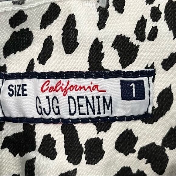 NWT GJG Juniors Leopard Print Cotton Denim Size 3 - Picture 4 of 4